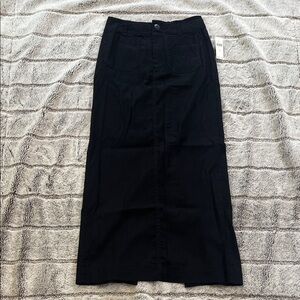 Anthropologie Black Maxi Skirt